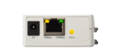 DIGITUS Serveur d'impression Fast Ethernet, parallèle, blanc