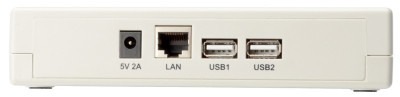 DIGITUS Serveur d'impression Fast Ethernet, 3 ports, blanc