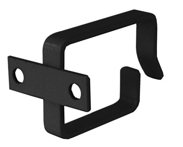 DIGITUS étrier de câble en acier, 44 x 65 mm, noir (RAL9005)