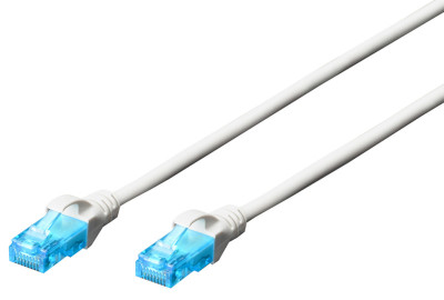 DIGITUS Câble patch, Cat. 5e, U/UTP,  5,0 m, bleu