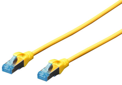 DIGITUS Câble patch Cat. 5e, SF/UTP, 1,0 m, bleu