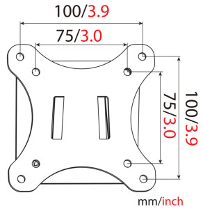 DIGITUS LCD / LED / montage mural TFT à 68,58 cm (27 « )