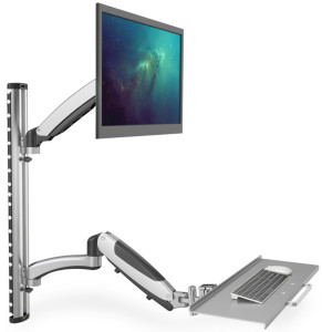DIGITUS Bras pivotant pour moniteur LCD/LED, avec support