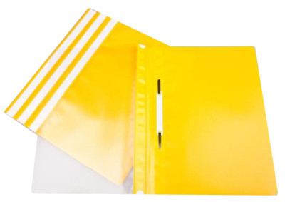 proOFFICE Chemise à lamelles, A4, film PP, jaune