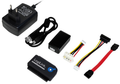 LogiLink Câble adaptateur USB 2.0 - SATA et IDE, longueur: