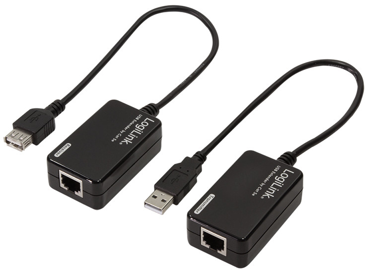 LogiLink Kit Extender USB 1.1, Twisted Pair, connexion: