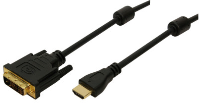 LogiLink Câble pour moniteur HDMI - DVI-D 18+1, 3,0 m