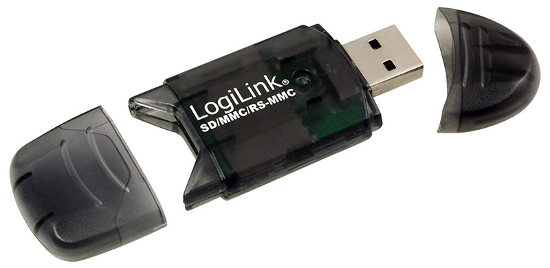 LogiLink Mini Lecteur de cartes USB 2.0 pour SD/MMC,
