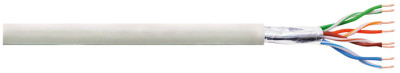 LogiLink Câble d'installation, Cat.5e, F/UTP, 100 m, gris