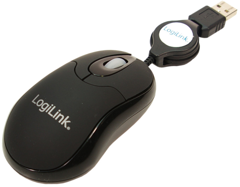 LogiLink Mini souris optique pour notebook avec un câble