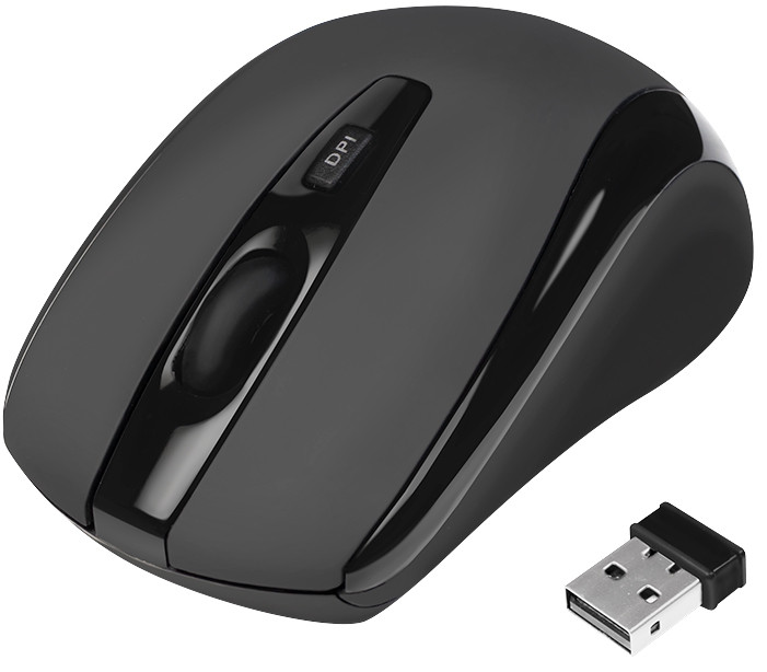 LogiLink Mini souris optique pour notebook, sans fil, noir