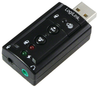 LogiLink Adaptateur audio USB 2.0, soundeffect 7.1