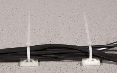 LogiLink Attache-câbles, 150 x 2,5 mm, nylon, blanc