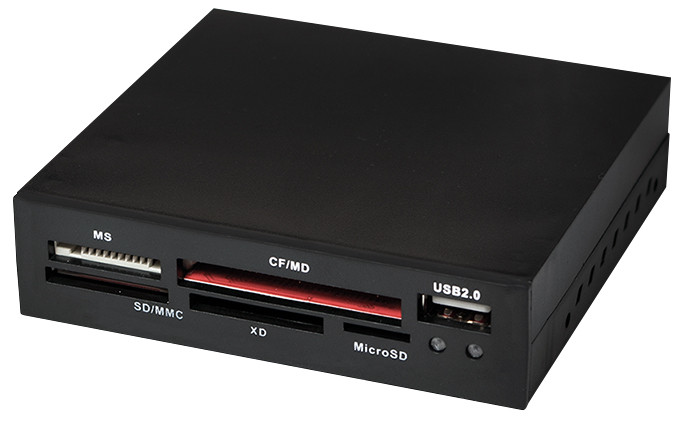 Logilink Lecteur de cartes USB 2.0, 54 en 1, boîtier en