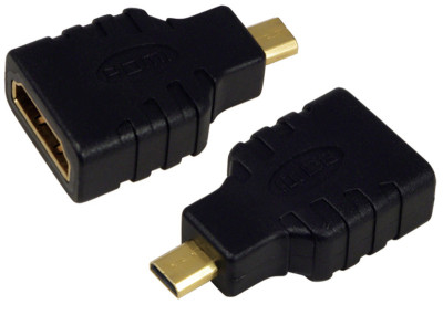 LogiLink Adaptateur, connecteur HDMI femelle - Micro HDMI