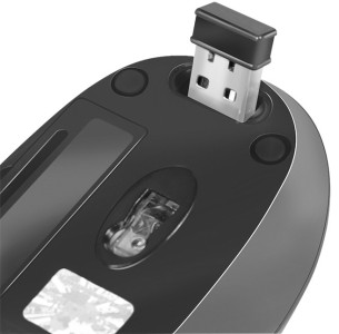 LogiLink Mini souris optiquem sans fil, dongle USB, noir