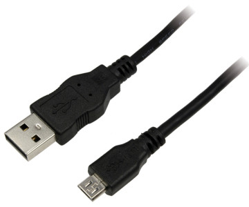 LogiLink Câble USB 2.0, USB-A - micro USB-B mâle, 1,8 m