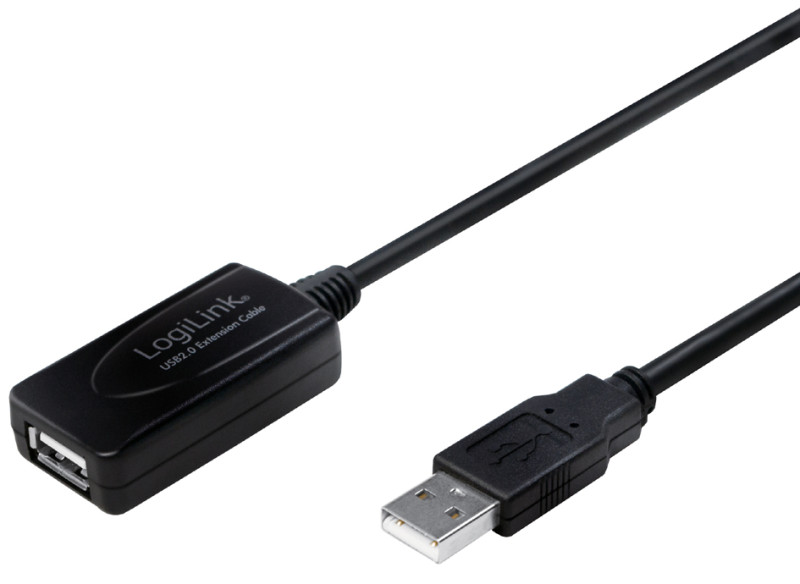 LogiLink Rallonge USB 2.0, 10 m