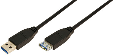 Logilink Rallonge USB 3.0, noir, 3,0 m