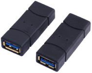 LogiLink Adaptateur USB 3.0, USB A femelle - USB A femelle LogiLink Adaptateur USB 3.0, USB A femelle - USB A femelle