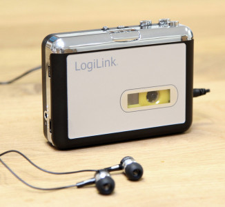 LogiLink Walkman, avec fonction convertisseur, noir/argent