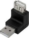 LogiLink Adaptateur USB 2.0, USB-A mâle- femelle, 270 degrés LogiLink Adaptateur USB 2.0, USB-A mâle- femelle, 270 degrés
