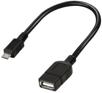 LogiLink Câble USB, micro USB mâle - USB femelle