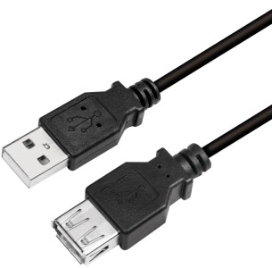 LogiLink Rallonge USB 2.0, gris, 3,0 m