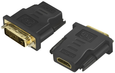 LogiLink Adaptateur HDMI mâle - DVI-D femelle 24+1, noir