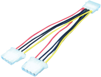 LogiLink Câble d'alimentation en Y, interne, 0,2 m
