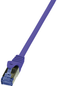 câble de raccordement LogiLink, Cat. 6A, S / FTP, 7.5m, bleu