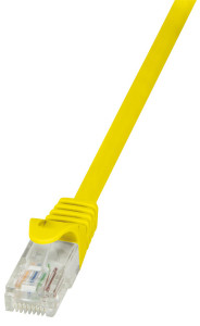 LogiLink Câble patch, Cat. 5e, U/UTP, 0,5 m, rouge