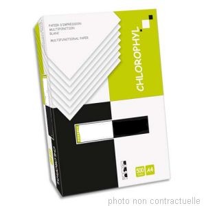 Ramette de 500 feuilles A4 blanc B garanti laser, jet d encre et copieur (Pack de 5)