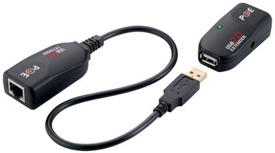 LogiLink UA0207 Répéteur (extension) UA0207 USB 2.0 câble réseau RJ45
