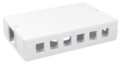LogiLink Boîtier en saillie pour module keystone, 12 ports,
