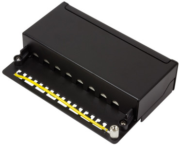 LogiLink Panneau de brassage de bureau Cat. 6A, 12 ports,