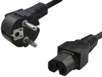 LogiLink Câble d'alimentation contact de securité, coudé, 2m