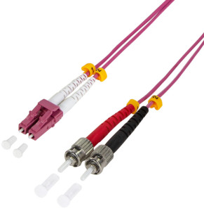 LogiLink Câble patch à fibre optique, LC Duplex - 2 x ST,