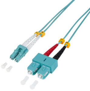 LogiLink Câble patch à fibre optique, LC Duplex - SC Duplex,