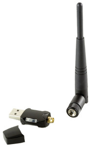 LogiLink WLAN double bande adaptateur USB 2.0, mit Antenne, 433 MB