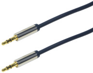LogiLink Câble audio, 2 x jack mâle 3,5 mm, 1,5 m