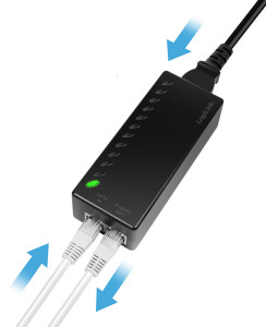 LogiLink Injecteur PoE, puissance: 30 Watt