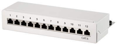 LogiLink Panneau de brassage de bureau Cat.6, blindé,