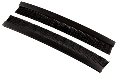 ensemble de brosse LogiLink pour entrée de câble, noir