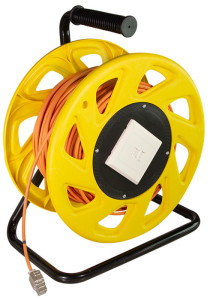 LogiLink Tambour à câble pour réseau, Cat. 6A avec câble