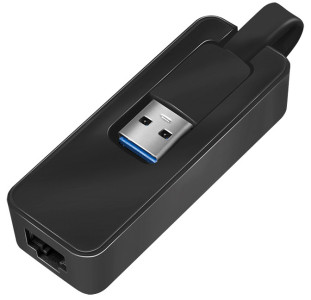 LogiLink Adaptateur USB 3.0 vers Gigabit Ethernet, noir