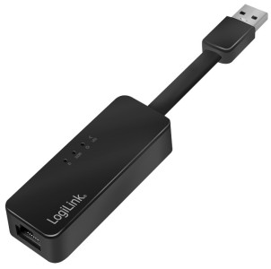 LogiLink Adaptateur USB 3.0 vers Gigabit Ethernet, noir