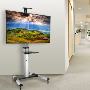 LogiLink meuble TV, rotation et inclinable, pour 96,98 à 177,8 cm