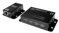 Logilink set extenseur USB 2.0, avec 4 ports USB Hub, PoE Logilink set extenseur USB 2.0, avec 4 ports USB Hub, PoE