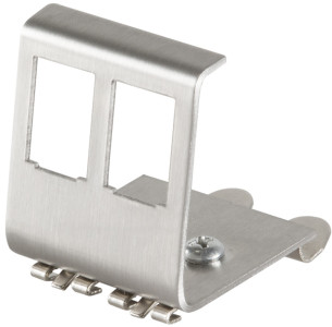 LogiLink Adaptateur rail DIN pour un module Keystone, métal